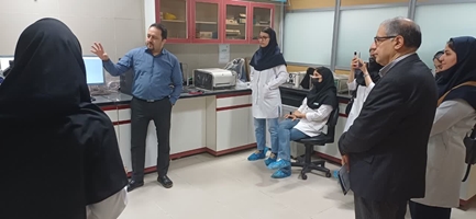 بازدید گروه بیولوژی و کنترل ناقلین بیماریها از آزمایشگاه جامع تحقیقات دانشگاه علوم پزشکی جندی شاپور اهواز 